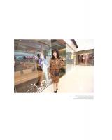 WT9961 Floral Top And Skirt Brown