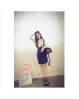 WT4783 Korea Fashion Top White
