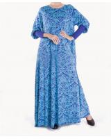 WH3319 Fashion Jubah Dark Blue