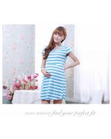 WD5003 Fashion Maternity Dress Blue