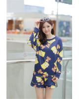 WT5151 Cartoon Top and Pant Blue