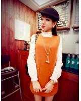 WD5253 Sleeveless Dress Orange