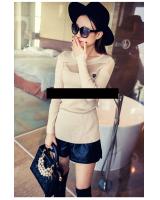WT5456 Sexy Stylish Top Almond