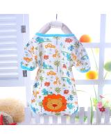 WB1007 Lion Baby Romper Blue
