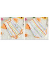 WB1011 Giraffe Baby Romper Orange