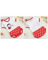 WB1015 Cute Baby Romper Red
