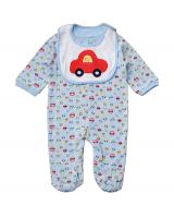 WB1018 Cute Baby Romper Car