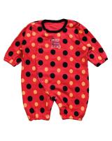 WB1024 Cute Baby Romper Red