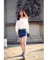 WT5647 Fashion Top White