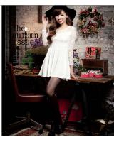 WD5684 Pretty Lace Dress White