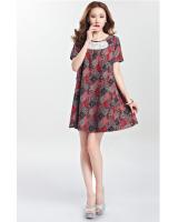 WD5699 Fashion Dress Maroon