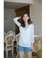 WT5784 Stylish Top White