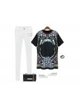 WT5816 Europe Fashion Top Black
