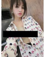 WT5829 Stylish Top Almond