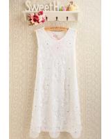 WD5857 Korea Fashion Dress White