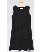 WD5859 Stylish Lace Dress Black