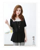WT5865 Lovely Top Black
