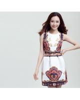 WD6066 Korea Fashion Dress Orange