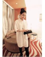 WT6172 Korea Fashion Top White