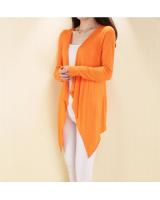WJ3509 Colourful Cardigan Orange