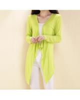 WJ3509 Colourful Cardigan Green