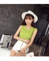 WT6266 Fashion Sleeveless Top Green