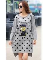 WD6394 Cute Fashion Dress Grey