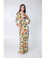 WD6446 Stylish Maxi Dress Green