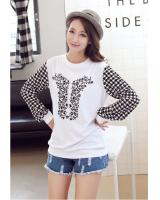 WT6463 Korea Stylish Top White