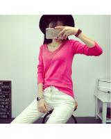 WT6537 Fashion Casual Top Pink