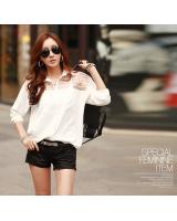 WT6503 Fashion Sexy Top White