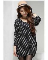WT6635 Polka Dot Top As Picture