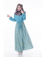 WH3343 Stylish Jubah Light Blue