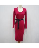WD6704 Sexy Dress Dark Pink