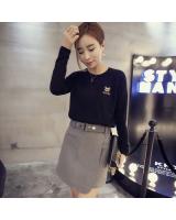 WT6722 Stylish Top Black 