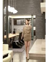 WD6913 Sexy Dress Khaki