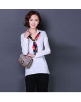 WT6939 Korea Fashion Top White