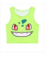 WT3664 Fashion Top Green