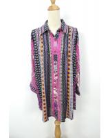 WT1160 Fashion Long Top Orange