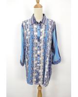WT1160 Fashion Long Top Almond