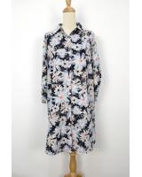 WD1156 Fashion Floral Dress Black