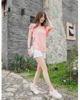 WT7153 Korea Fashion Top Pink