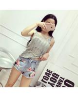 WT7161 Sexy Knit Top Grey