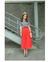 WP7166 Fashion Loose Pant Red