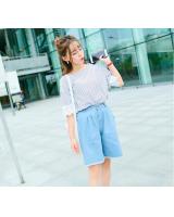 WP7167 Stylish Denim Pant Light Blue