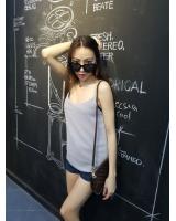 WT7134 Stylish Sexy Top Grey