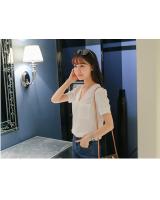 WT3746 Fashion Top White