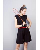 WT7210 Fashion Top and Pant Black