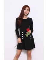 WD7226 Fashion Dress Black