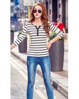 WT7239 Korea Fashion Top White